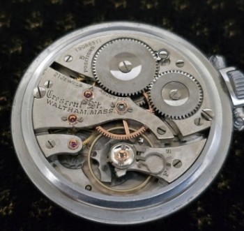 Men’s 1913 Waltham Crescent Street RR Pocket Watch