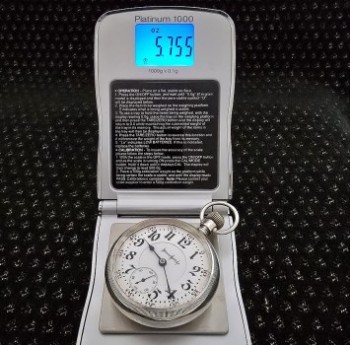 Men’s 1911 Illinois Railroad Pocket Watch w/Stag