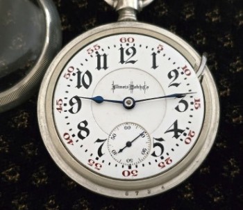Men’s 1911 Illinois Railroad Pocket Watch w/Stag