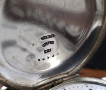 Men’s 1902 Illinois Hunter Case Pocket Watch w/Chain