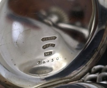 Men’s 1902 Illinois Hunter Case Pocket Watch w/Chain