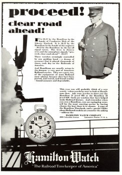Men’s 1913 Hamilton 993 Railroad Pocket Watch