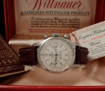 Men’s 1965 Wittnauer Two-Register Chronograph w/Box