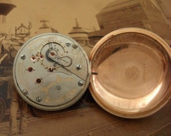 Men’s 1908 Illinois Bunn Special RR Pocket Watch