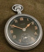 Men's 1943 Elgin 16s WWII Broad Arrow Pocket Watch