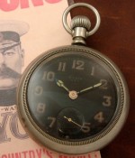 Men's 1918 Elgin Broad Arrow 18 Size Pocket Watch 