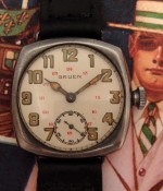 Men's 1922 Gruen Dress Watch in Sterling Silver