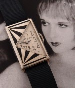 Ladies 1930 Elgin Art Deco Triangle Dial Watch