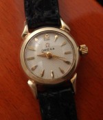 Ladies 1956 Omega Cocktail Watch 14k Yellow Gold