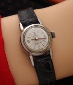 Ladie's 1955 Omega Stainless Steel Ladymatic 