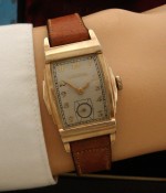 Men's 1935 Bulova Watch with Stepped Case