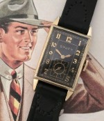 Men's 1939 Gruen Dress Watch w/Black Dial