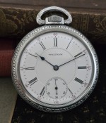 Men's 1913 Waltham Crescent Street RR Pocket Watch